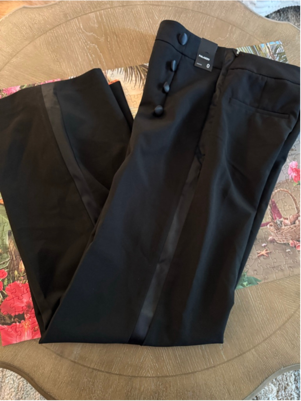 Women's New York & Company Black Palazzo Pants Size 0 - Picture 8 of 10